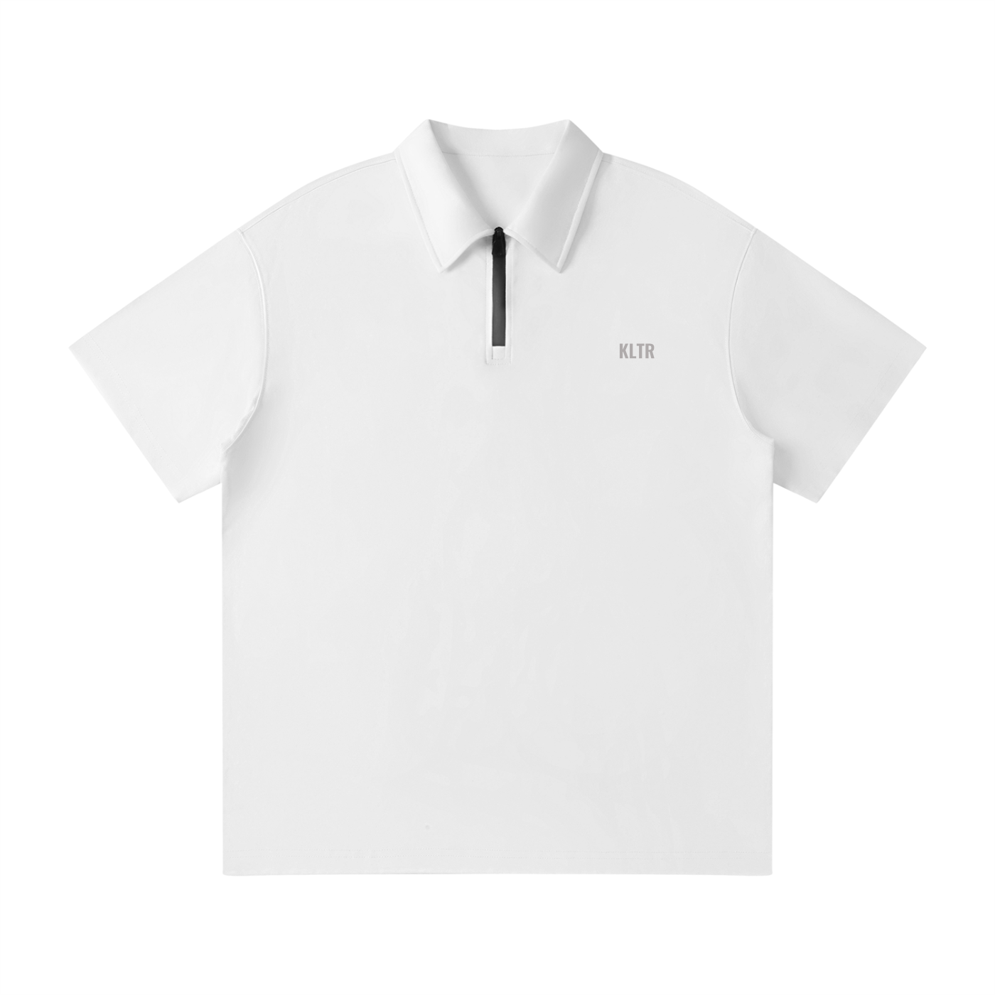 Unisex Quarter-Zip Polo Shirt