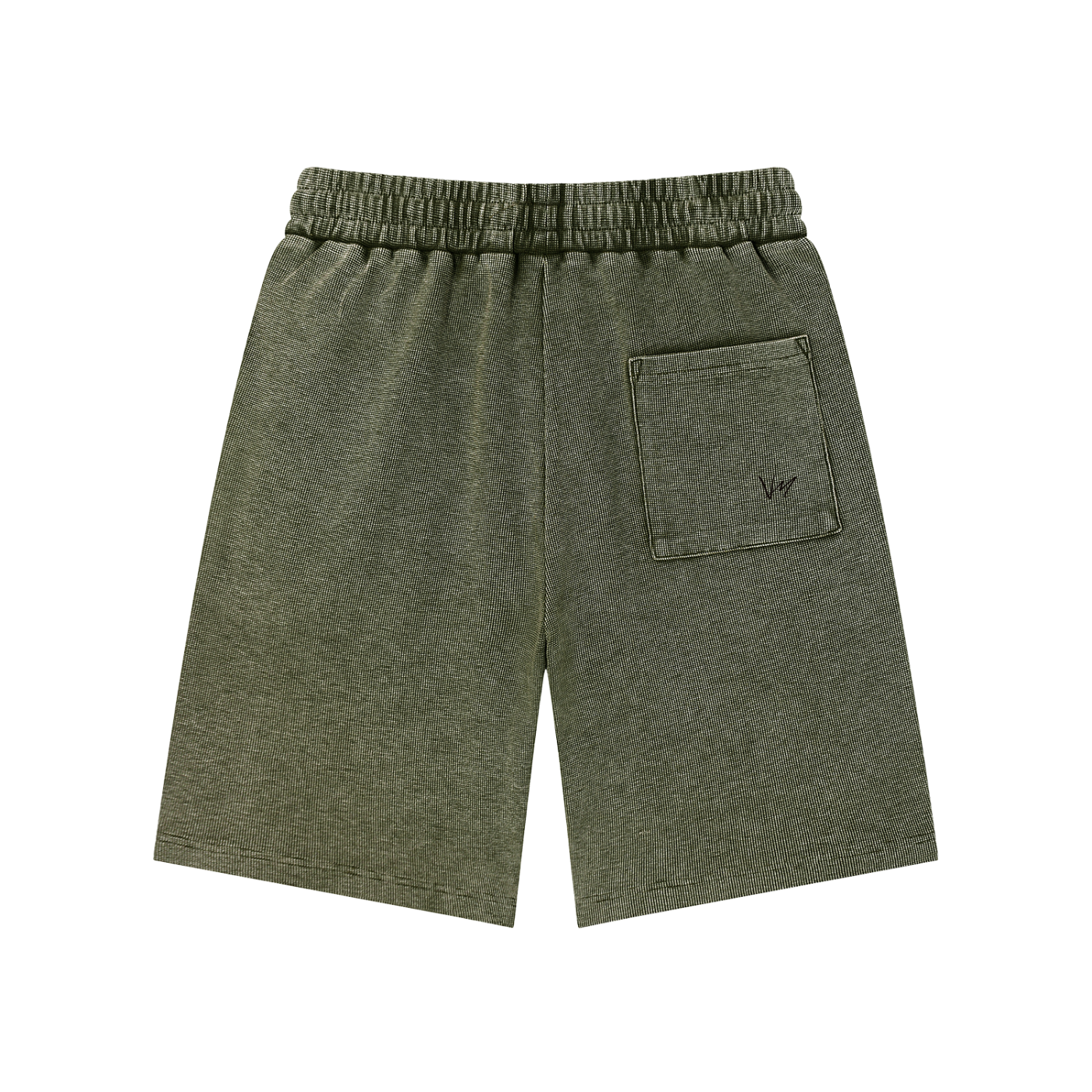 Mineral Wash Waffle Knit Shorts