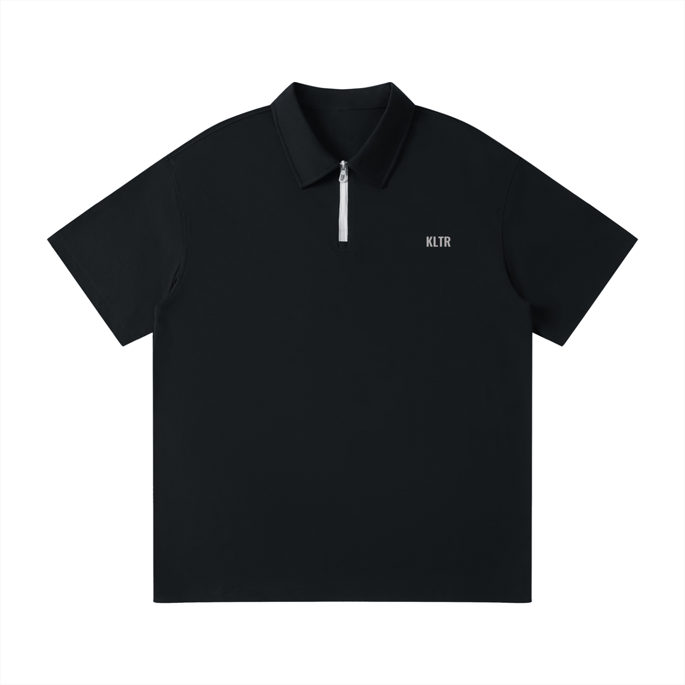 Unisex Quarter-Zip Polo Shirt